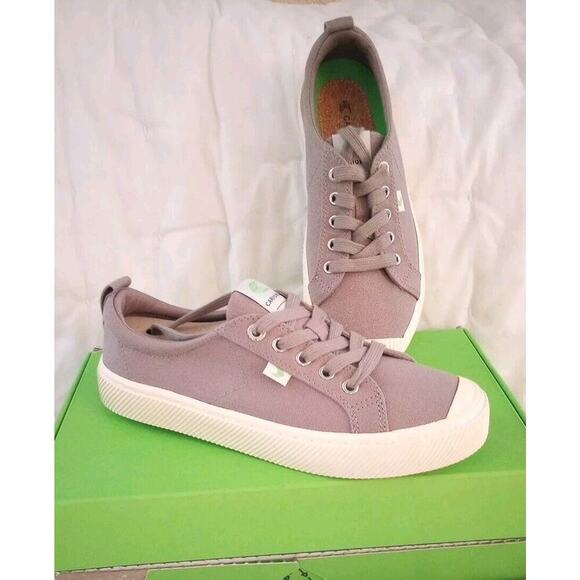 Cariuma OCA Low Mystic Grey Canvas Sneaker Women's 8.5 (Men's 7) New- $89 - Picture 2 of 5